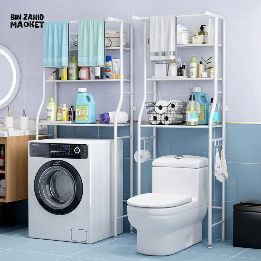 METAL FLOOR TYPE WASHROOM SHELF