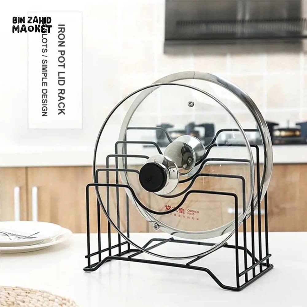 METAL POT LID HOLDER