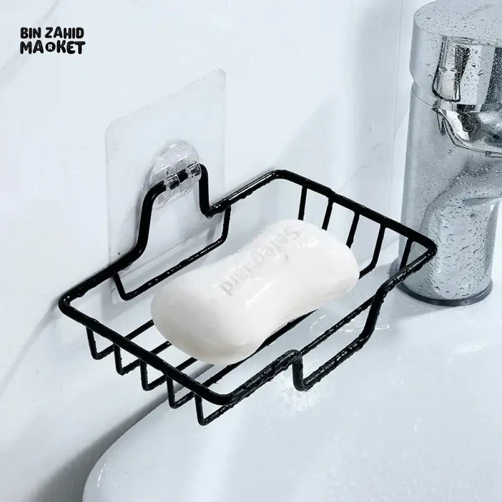 METAL SOAP TRAY Black