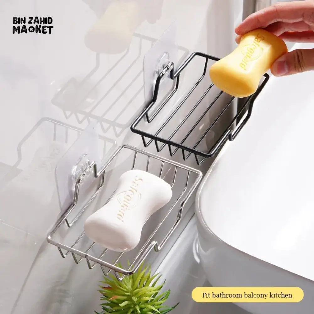 METAL SOAP TRAY White