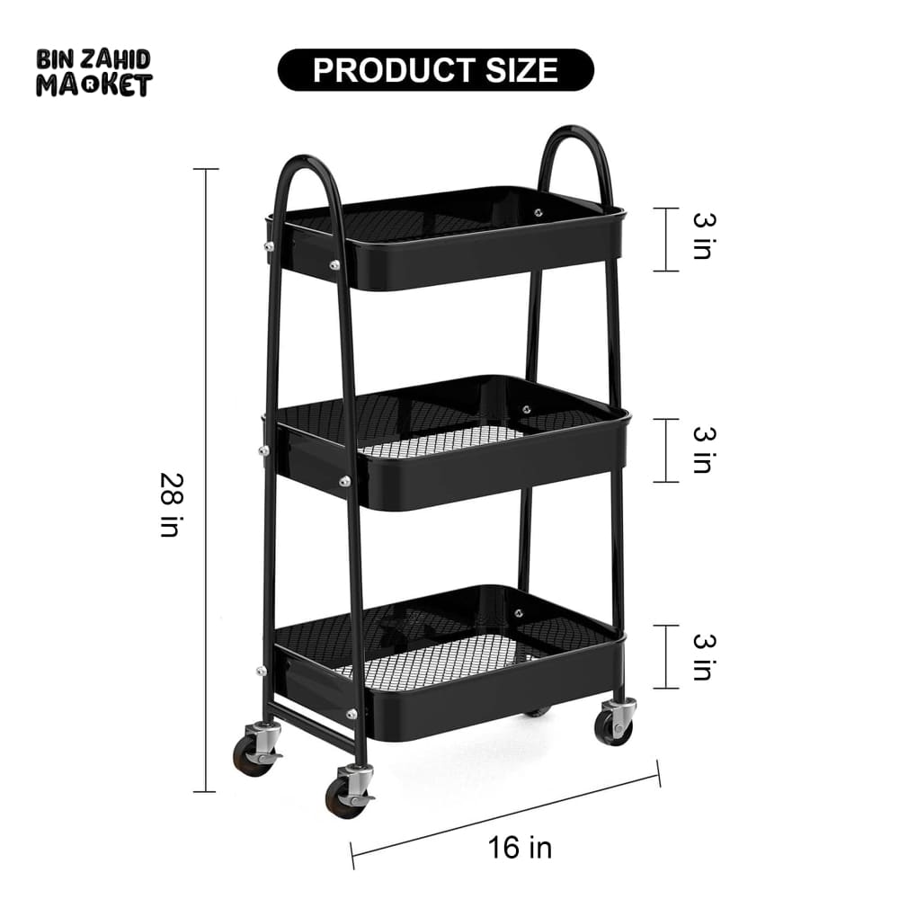 METAL UTILITY TROLLEY