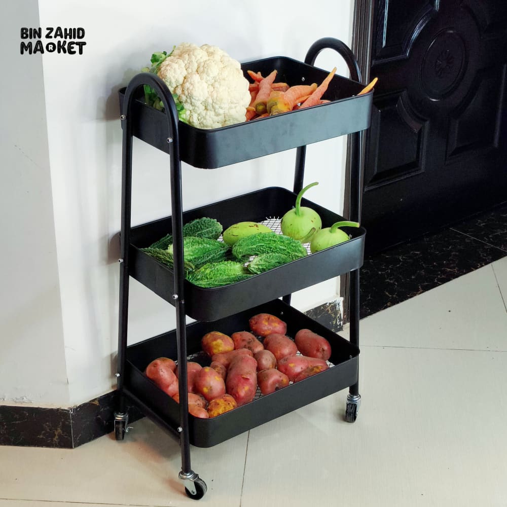 METAL UTILITY TROLLEY