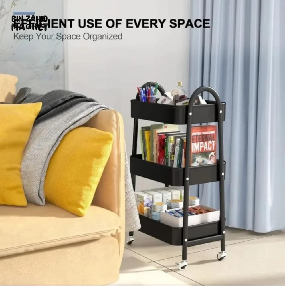METAL UTILITY TROLLEY