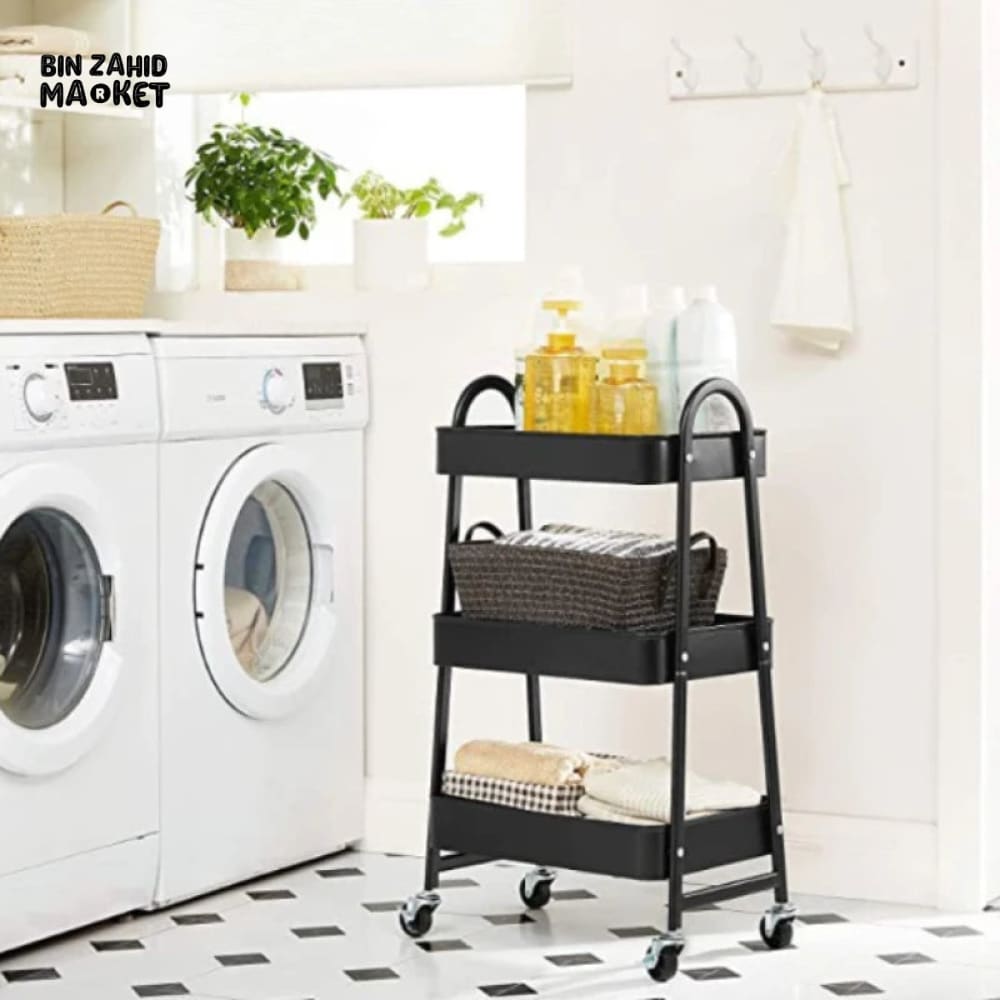 METAL UTILITY TROLLEY