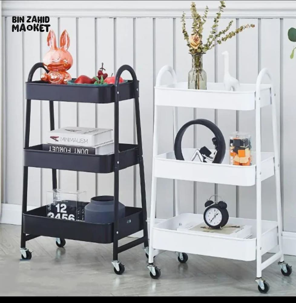 METAL UTILITY TROLLEY