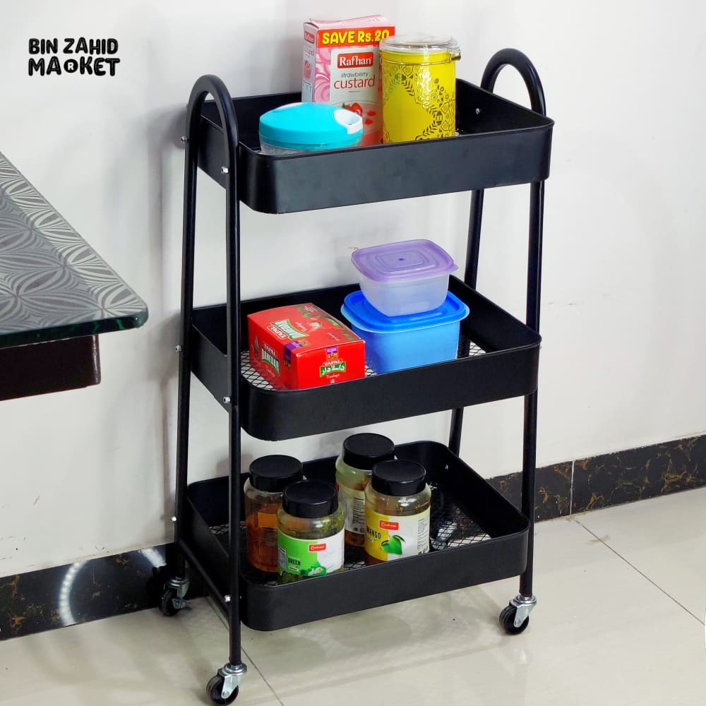 METAL UTILITY TROLLEY