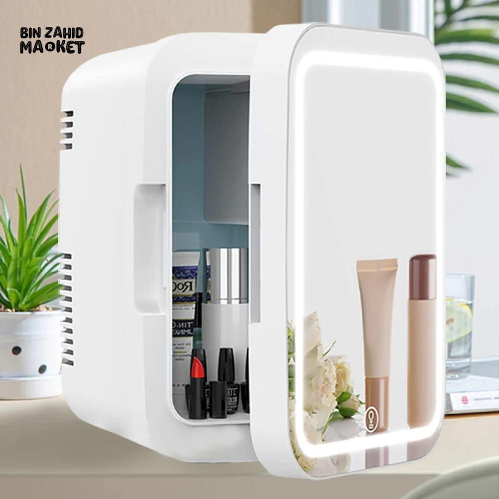 MINI MAKEUP FRIDGE AC/DC BEAUTY SKINCARE COOLER & WARMER HOME MINI REFRIGERATOR & CAR USE
