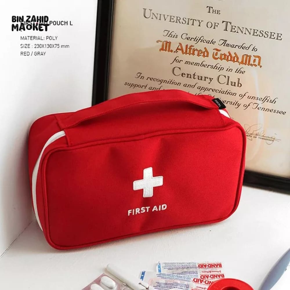 MINI TRAVEL MEDICINE FIRST AID POUCH