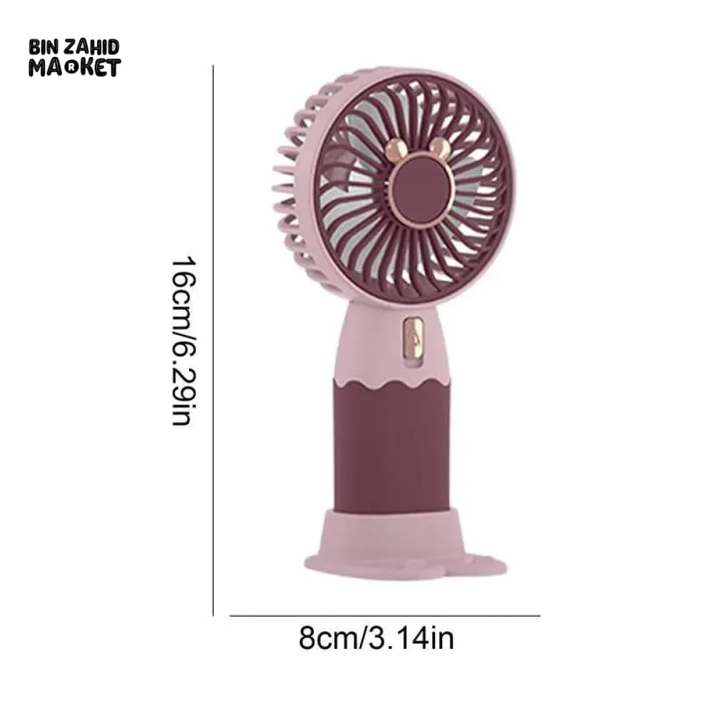MINI USB FAN WITH MOBILE HOLDER