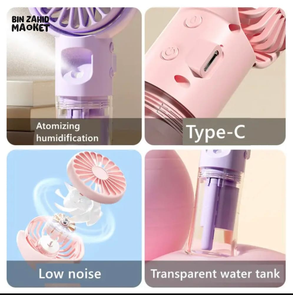 MINI WATER MIST SPRAY KIDS USB FAN