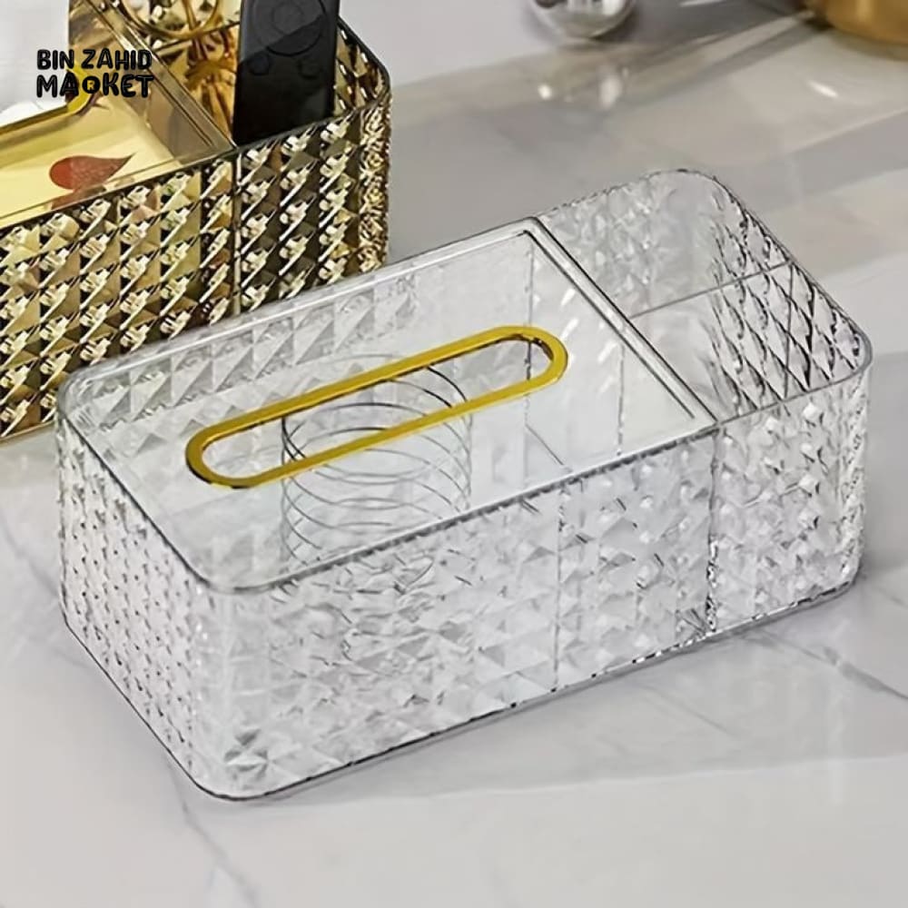MODERN ACRYLIC DESKTOP TISSUE BOX