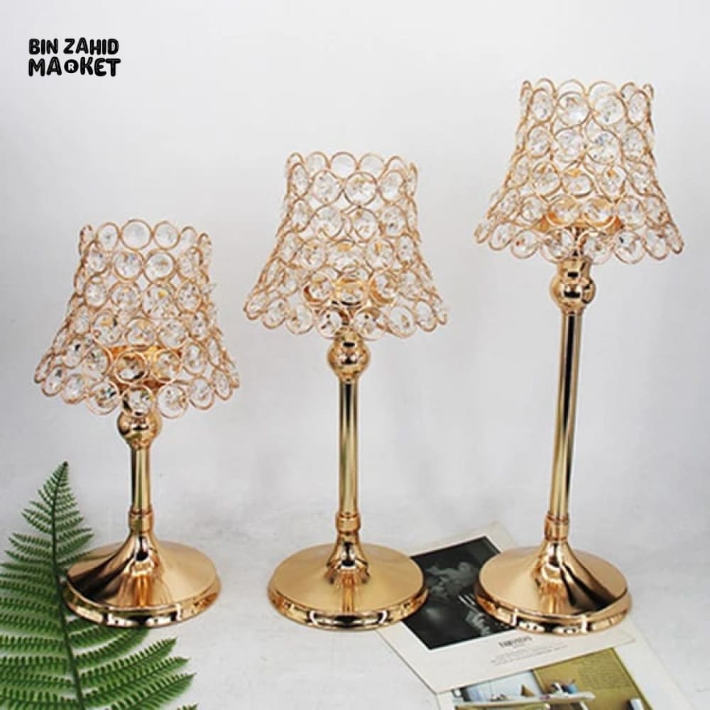 MODERN CRYSTAL LAMP CANDLE STAND
