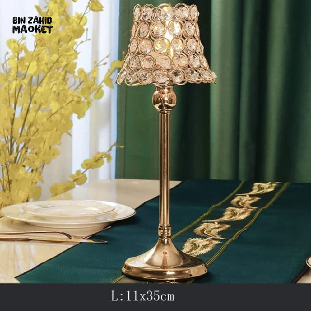 MODERN CRYSTAL LAMP CANDLE STAND
