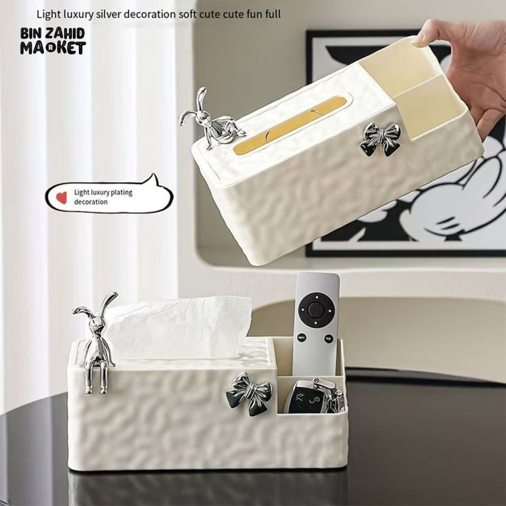 MODERN GRADIENT WAVE TISSUE & STORAGE BOX