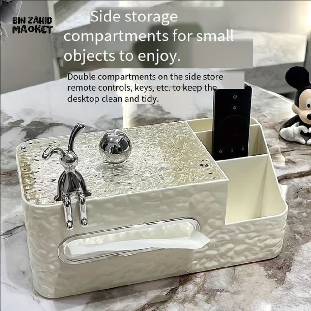 MODERN GRADIENT WAVE TISSUE & STORAGE BOX
