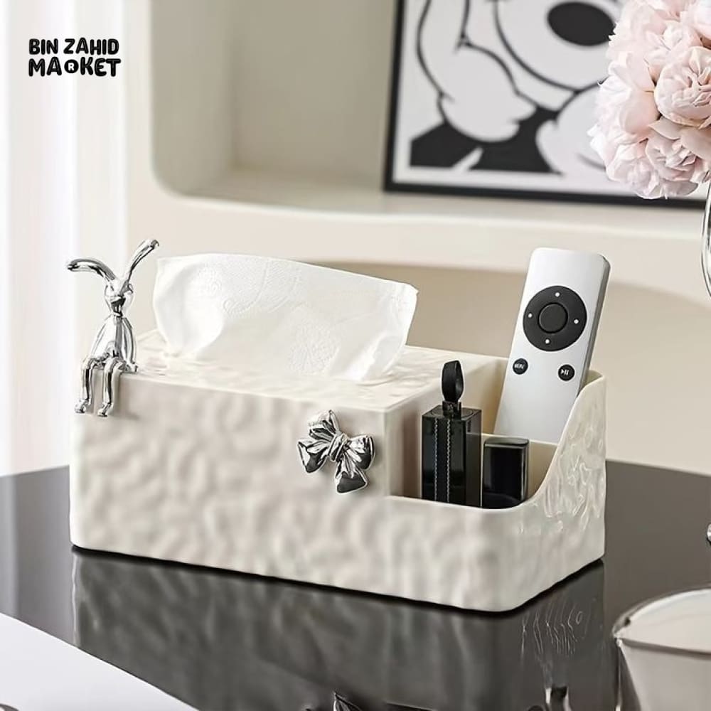 MODERN GRADIENT WAVE TISSUE & STORAGE BOX