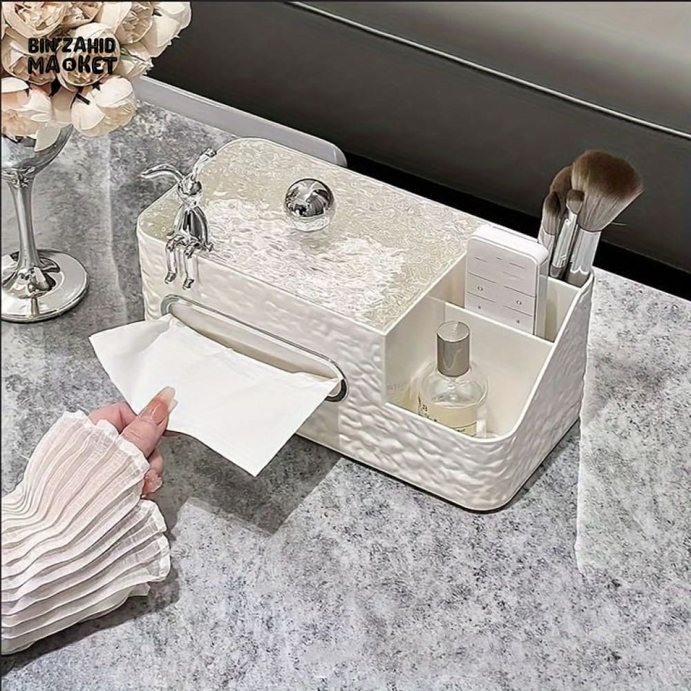 MODERN GRADIENT WAVE TISSUE & STORAGE BOX