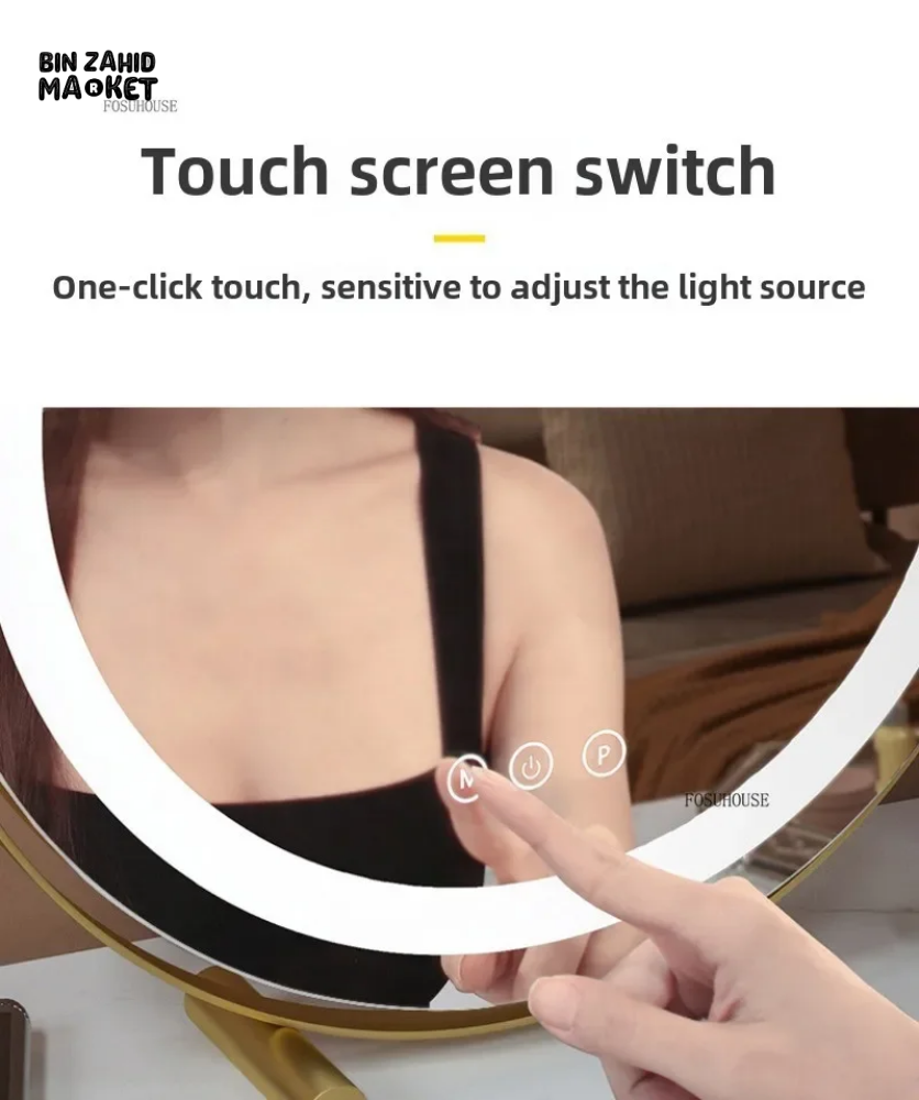 MODERN LED SMART DRESSING MIRROR WALL-MOUNTED BATHROOM & MAKEUP MIRROR FOR HOME & HOTEL DECOR