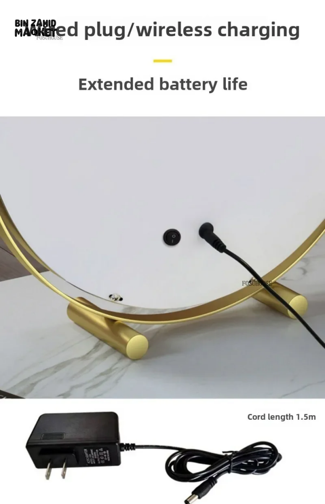 MODERN LED SMART DRESSING MIRROR WALL-MOUNTED BATHROOM & MAKEUP MIRROR FOR HOME & HOTEL DECOR