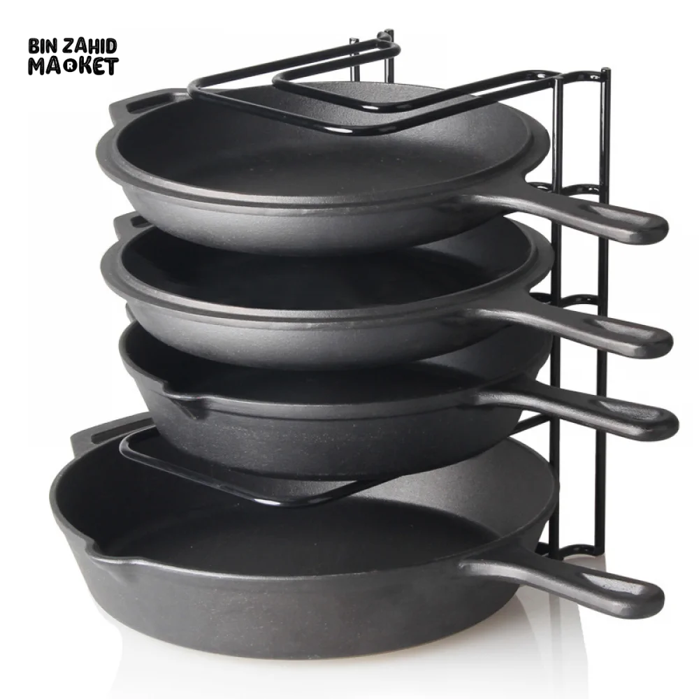 MODERN MULTI-FUNCTIONAL KITCHEN MULTILAYER POT COVER STORAGE RACK