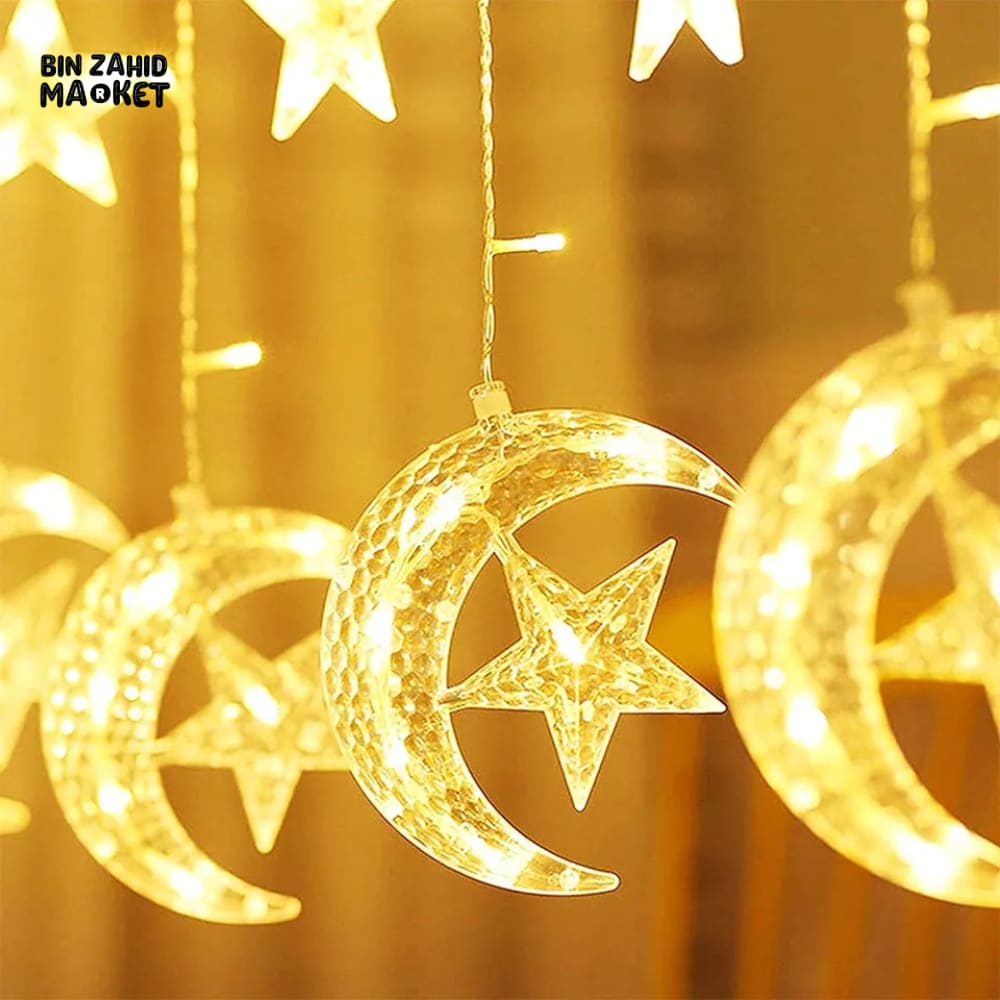 MOON & STARS DECOR FAIRY LIGHTS
