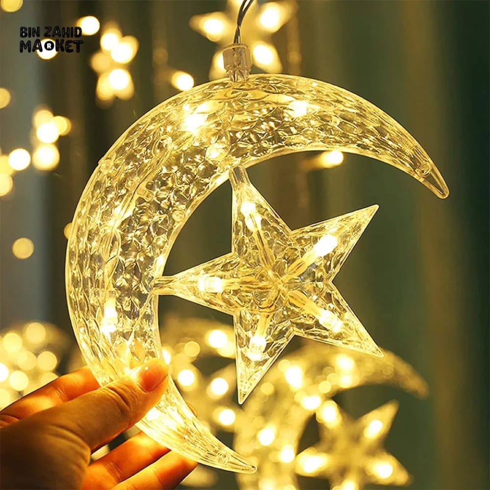 MOON & STARS DECOR FAIRY LIGHTS