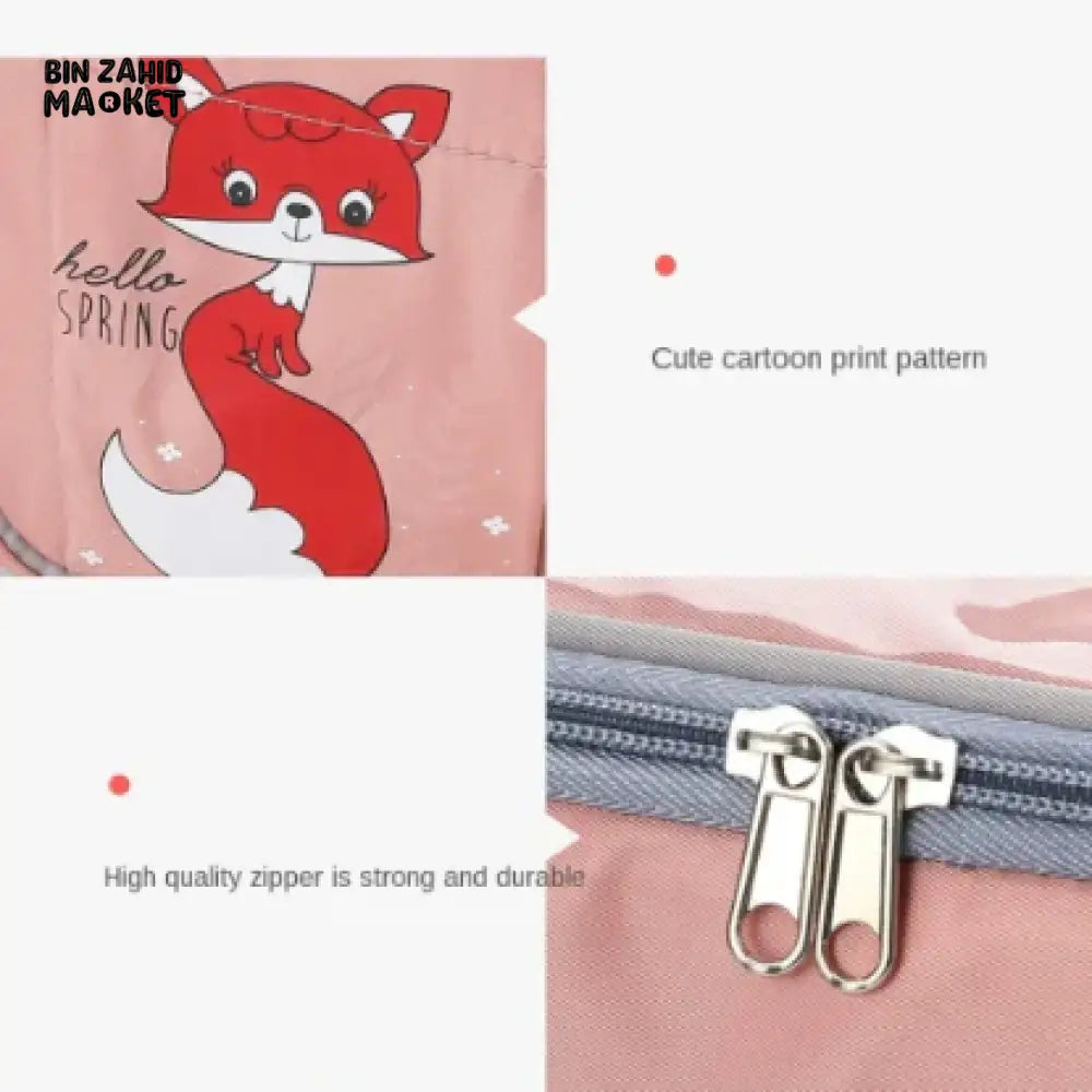 MULTI-FUNCTION DIAPER BAG ORGANIZER – STROLLER ATTACHABLE BABY TRAVEL BAG - PINK