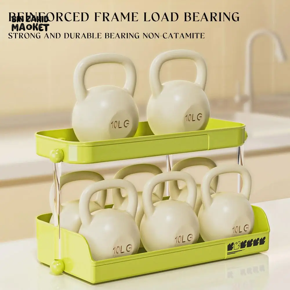 MULTI-LAYER TEA & MUG STORAGE RACK COUNTERTOP ORGANIZER & SPACE-SAVING TEA BAG HOLDER FOR KITCHEN OFFICE & COFFEE BAR