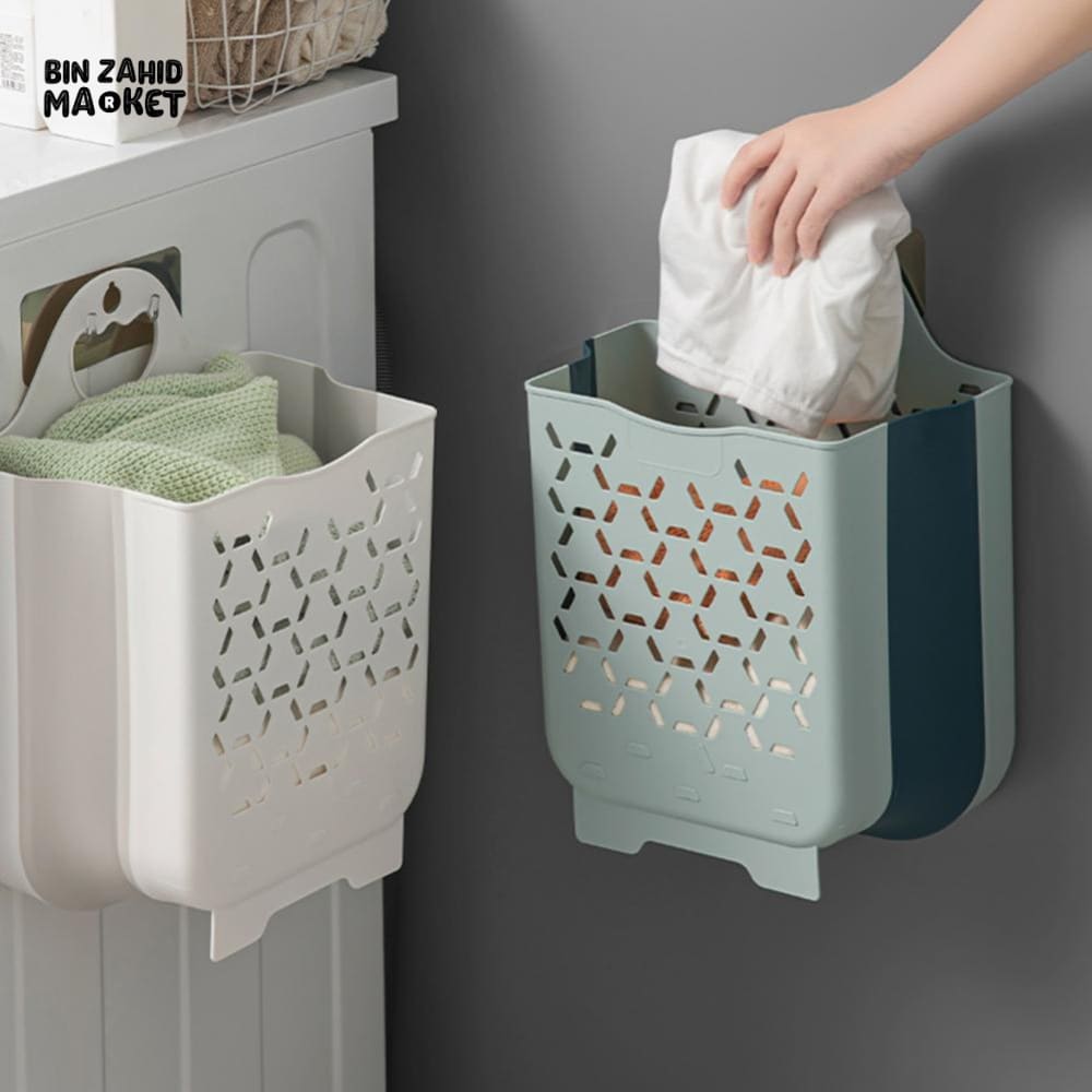 MULTI-PURPOSE WALL BASKET – LAUNDRY HOLDER & BATHROOM ORGANIZER