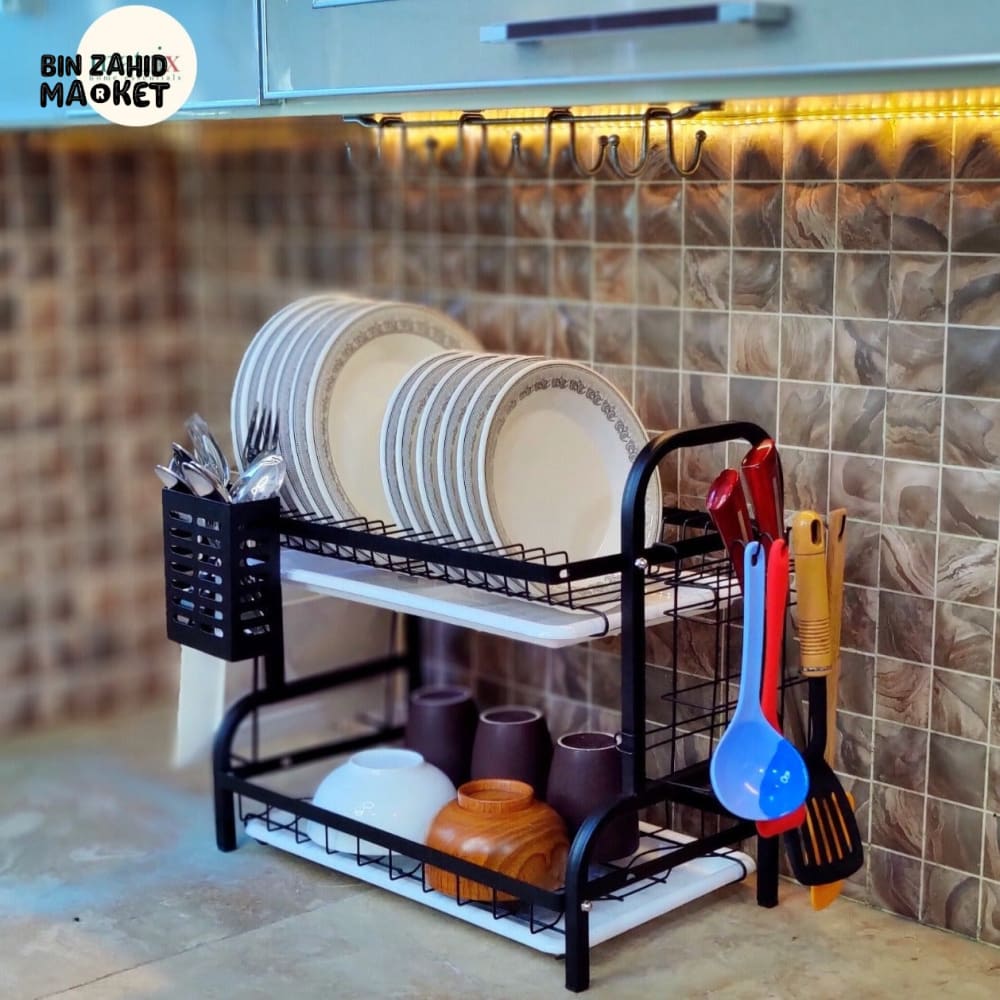 MULTI-TIERED DISH ORGANIZER