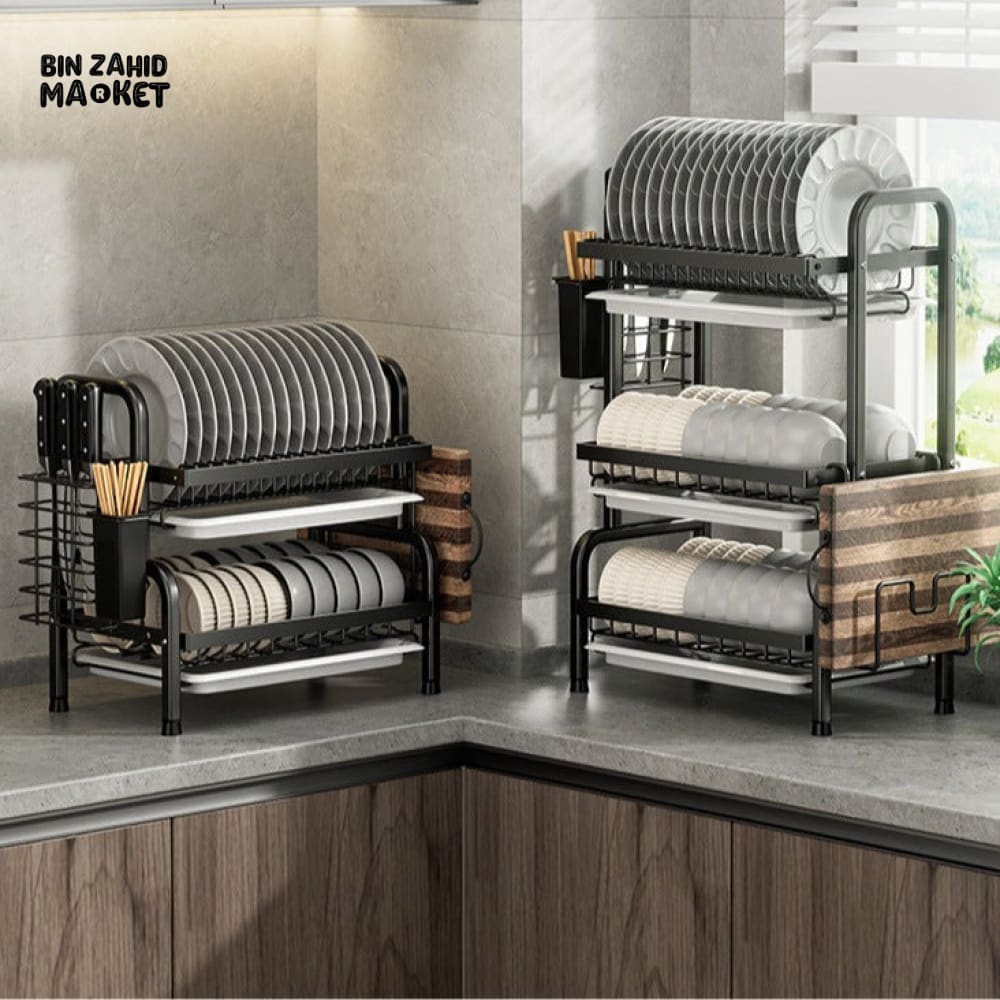 MULTI-TIERED DISH ORGANIZER