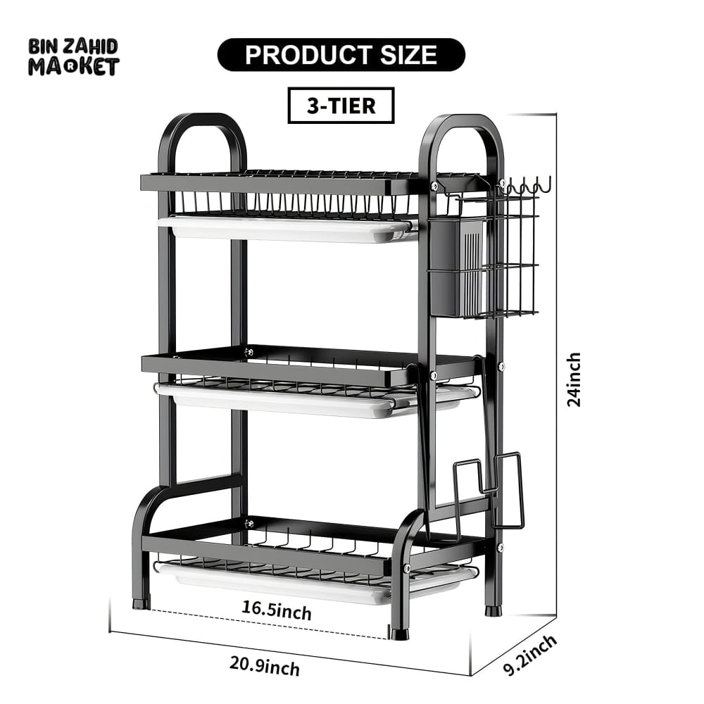MULTI-TIERED DISH ORGANIZER