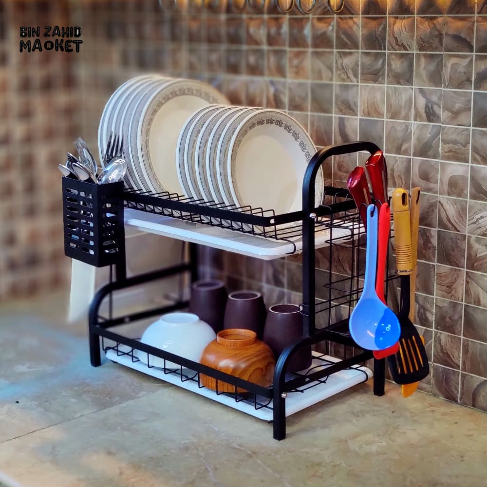 MULTI-TIERED DISH ORGANIZER