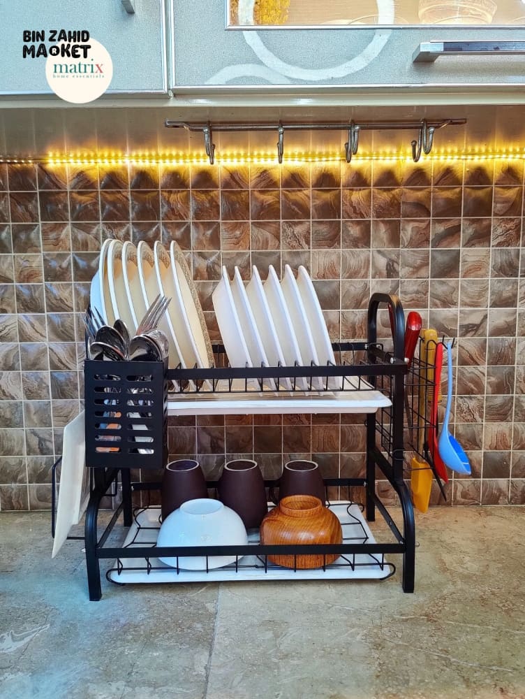 MULTI-TIERED DISH ORGANIZER
