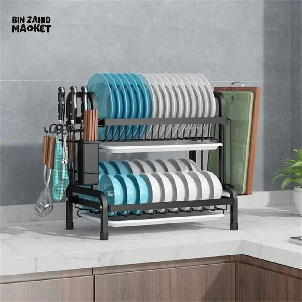 MULTI-TIERED DISH ORGANIZER