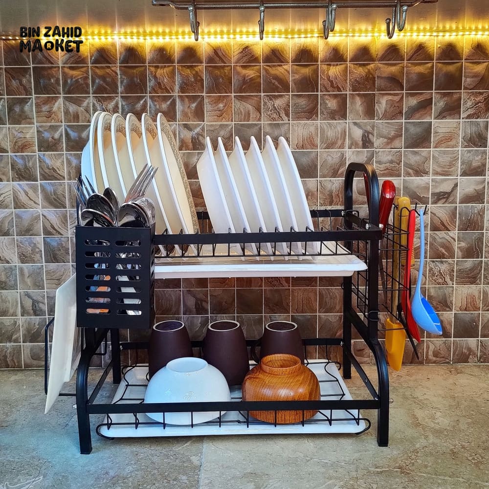 MULTI-TIERED DISH ORGANIZER