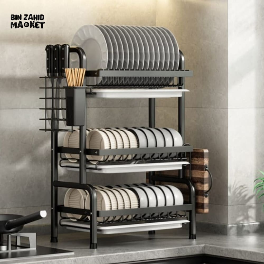 MULTI-TIERED DISH ORGANIZER