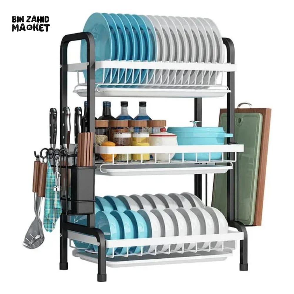MULTI-TIERED DISH ORGANIZER