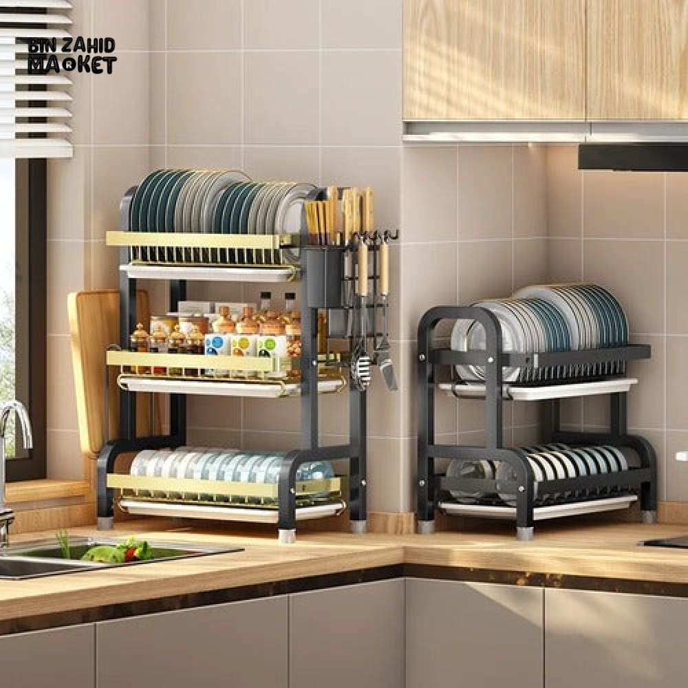 MULTI-TIERED DISH ORGANIZER