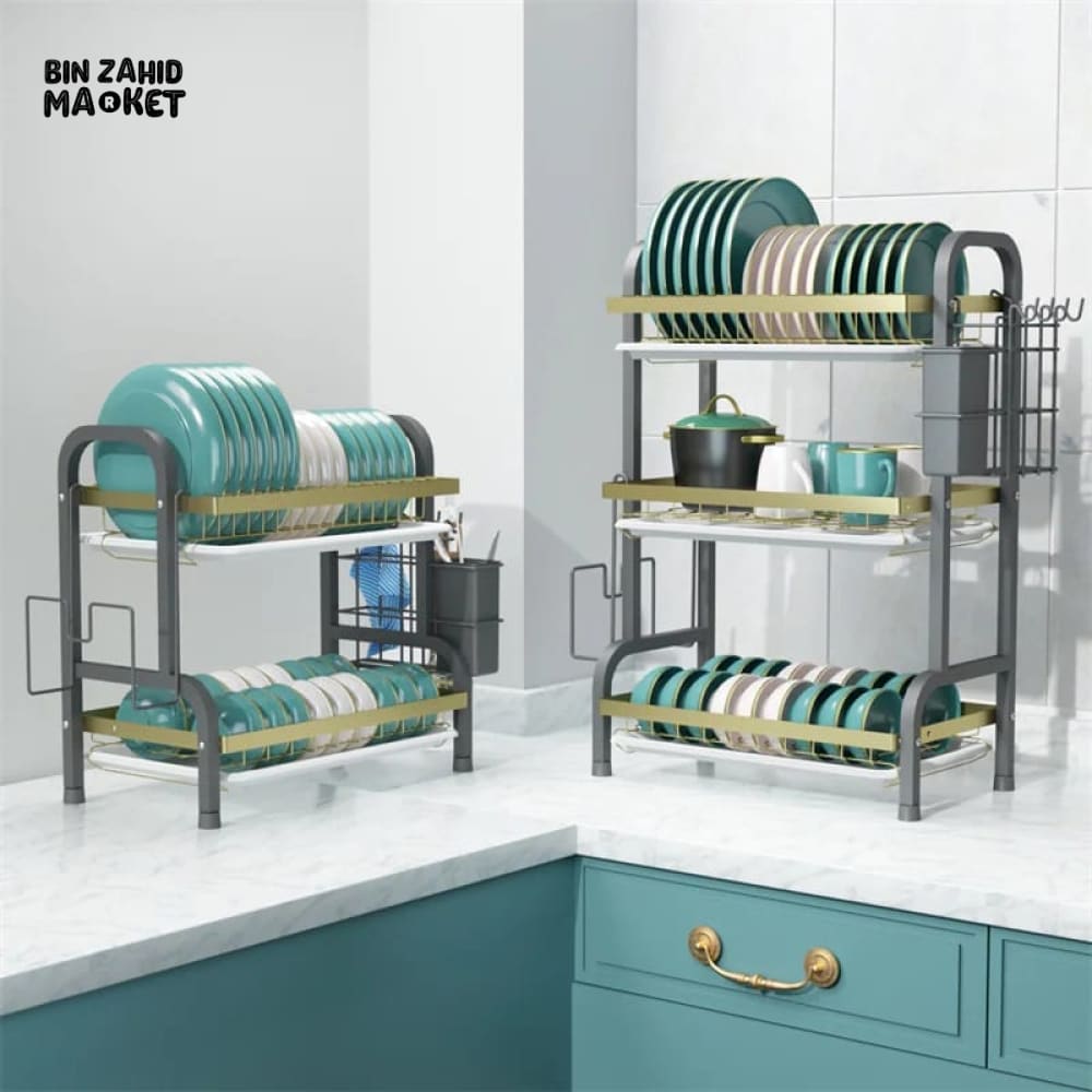 MULTI-TIERED DISH ORGANIZER