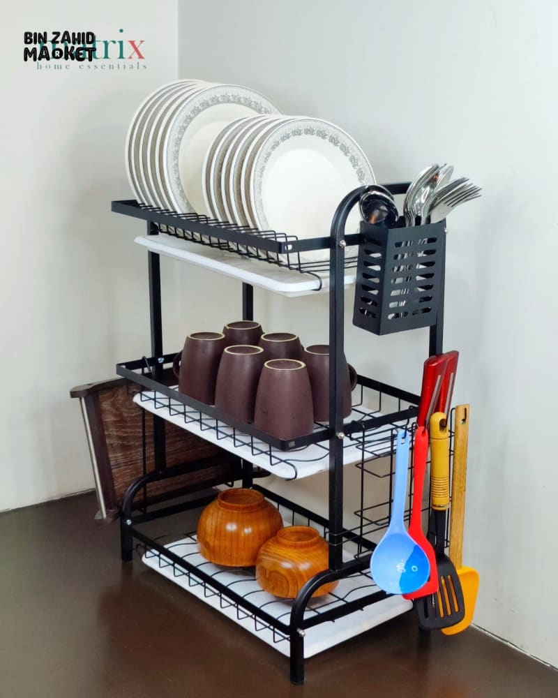MULTI-TIERED DISH ORGANIZER