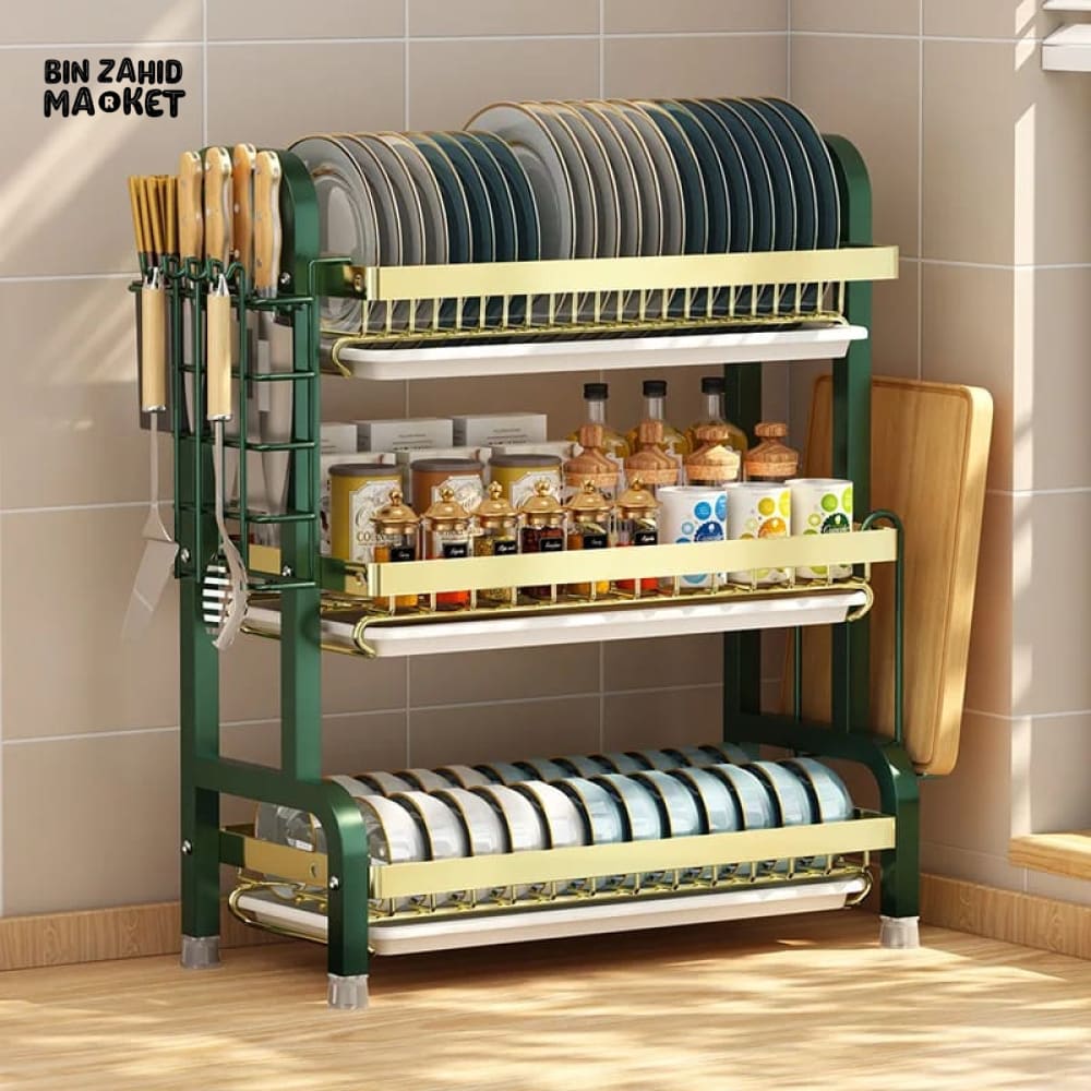 MULTI-TIERED DISH ORGANIZER