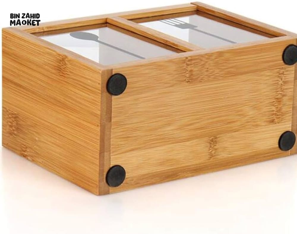MULTIFUNCTIONAL BAMBOO CHOPSTICKS CAGE – KITCHEN STORAGE BOX