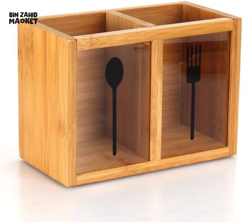 MULTIFUNCTIONAL BAMBOO CHOPSTICKS CAGE – KITCHEN STORAGE BOX