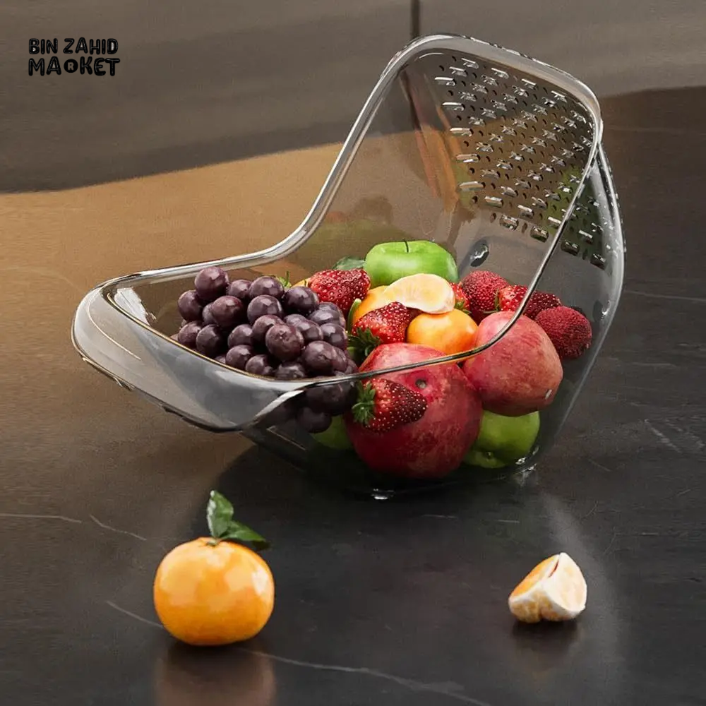 MULTIFUNCTIONAL SINK DRAIN BASKET – VEGETABLE WASHING & FRUIT DRAINING BOWL