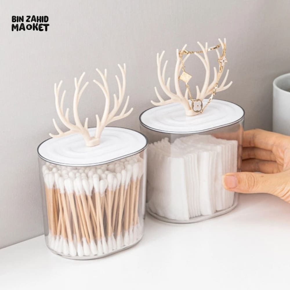 MULTIFUNCTIONAL SWAB BOX & JEWELRY STORAGE – ACRYLIC DESIGN