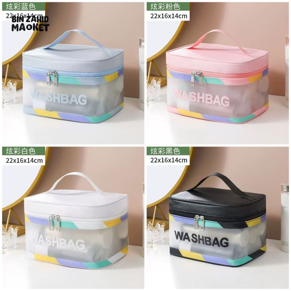 MULTIFUNCTIONAL WATERPROOF COSMETIC BAG – PORTABLE TRAVEL STORAGE