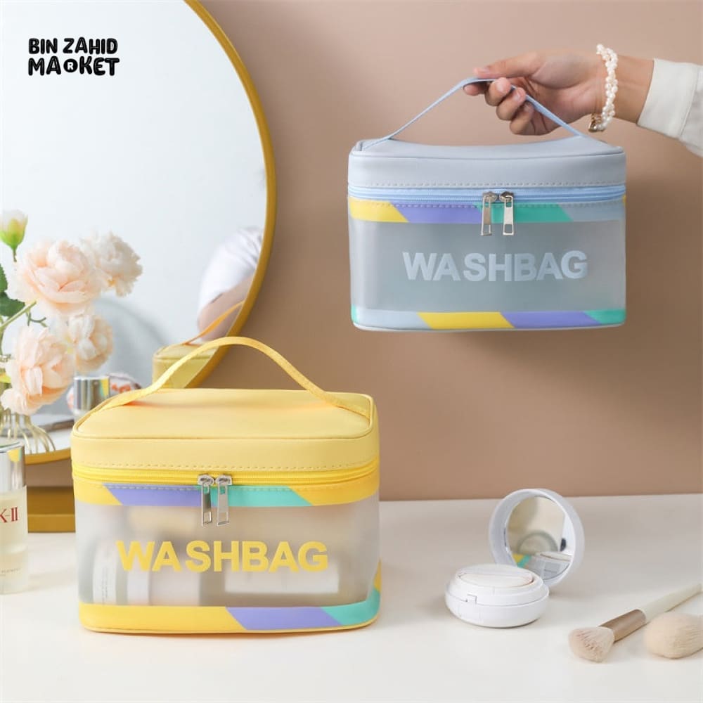 MULTIFUNCTIONAL WATERPROOF COSMETIC BAG – PORTABLE TRAVEL STORAGE
