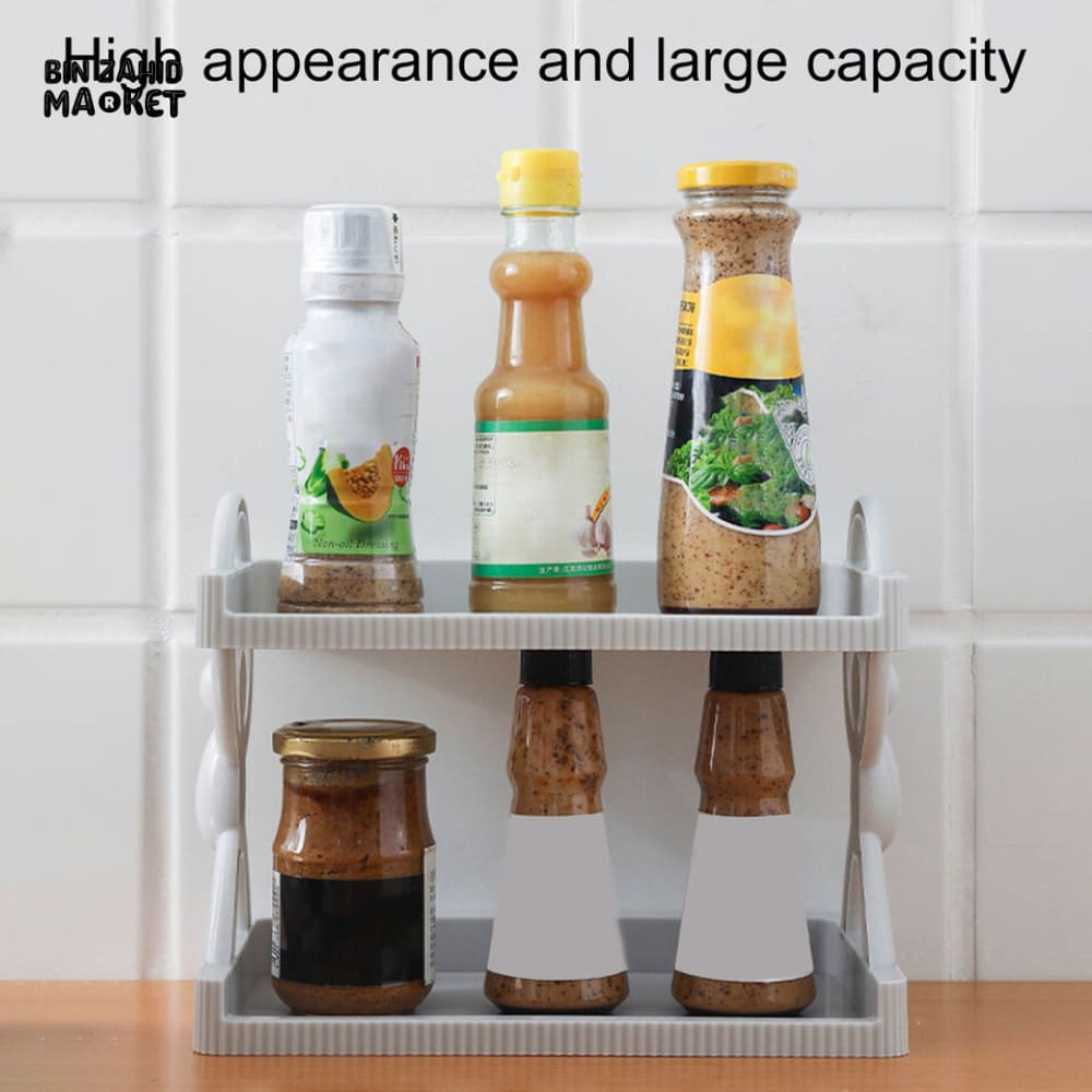 MULTIPURPOSE 2 LAYERS WALL STORAGE SHELF
