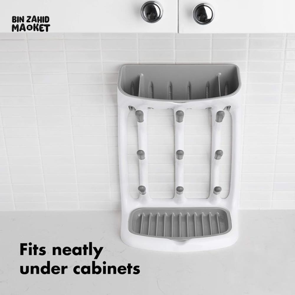 MULTIPURPOSE BABY BOTTLE & CUP DRYING RACK – HANGING DRYING STAND SPACE SAVING ORGANIZER